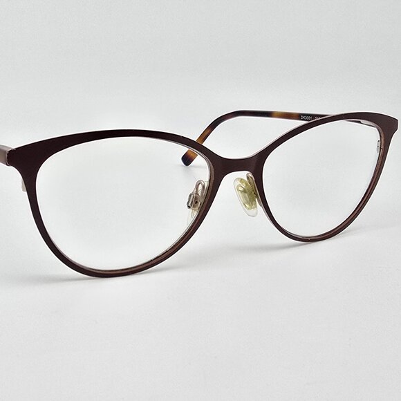 DKNY DK3001 210 Brown Tortoise Cat Eye Eyeglasses Frame w/ Flexhinge 51-16-135 - Picture 6 of 13